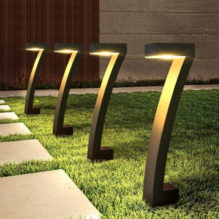 6Pack Bright Solar Outdoor Lights Pathway, 12 Hrs Solar