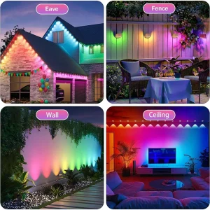 Permanent Outdoor Lights Smart LED Lights & Holiday Decorations